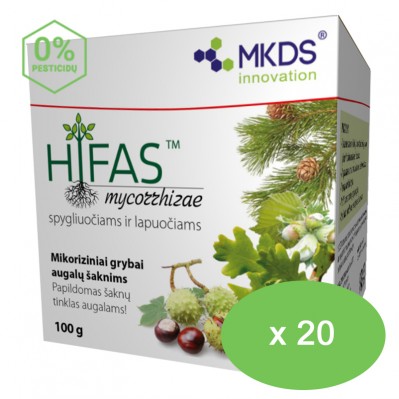 HIFAS - spygliuočiams ir lapuočiams, mikoriziniai grybai, MAXI pakuotė (kaina nurodyta 1 vnt.)